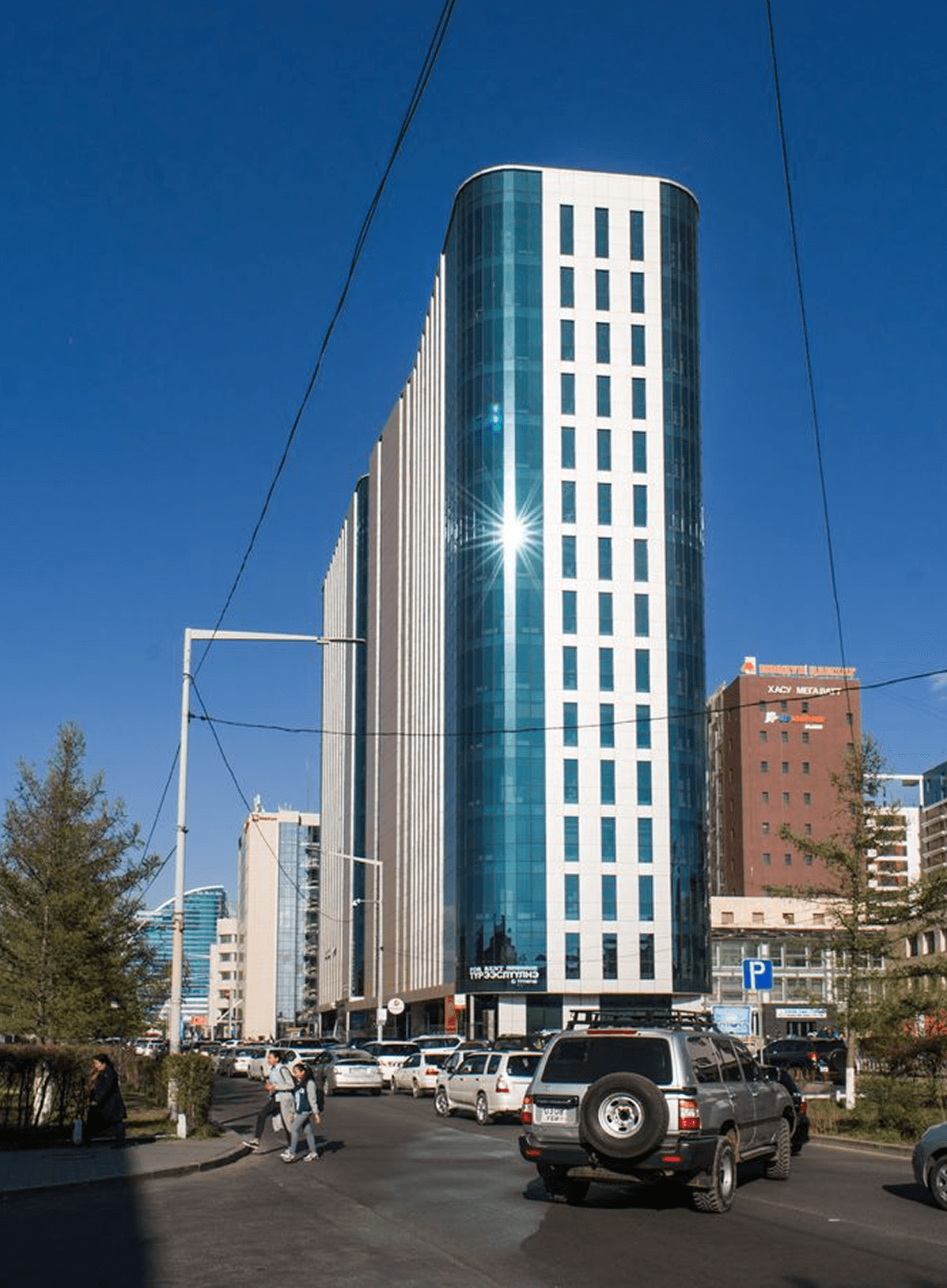 Twin Tower оффисын байрны гадна харагдац