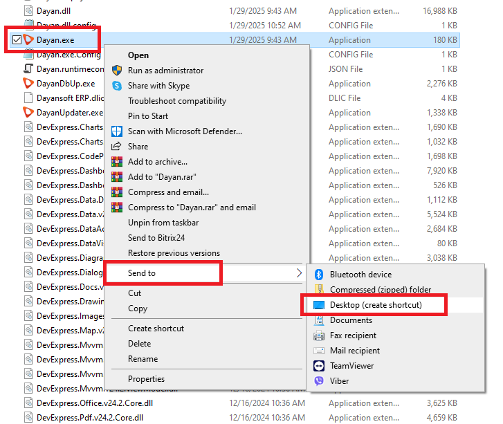 CreateERPShortcut
