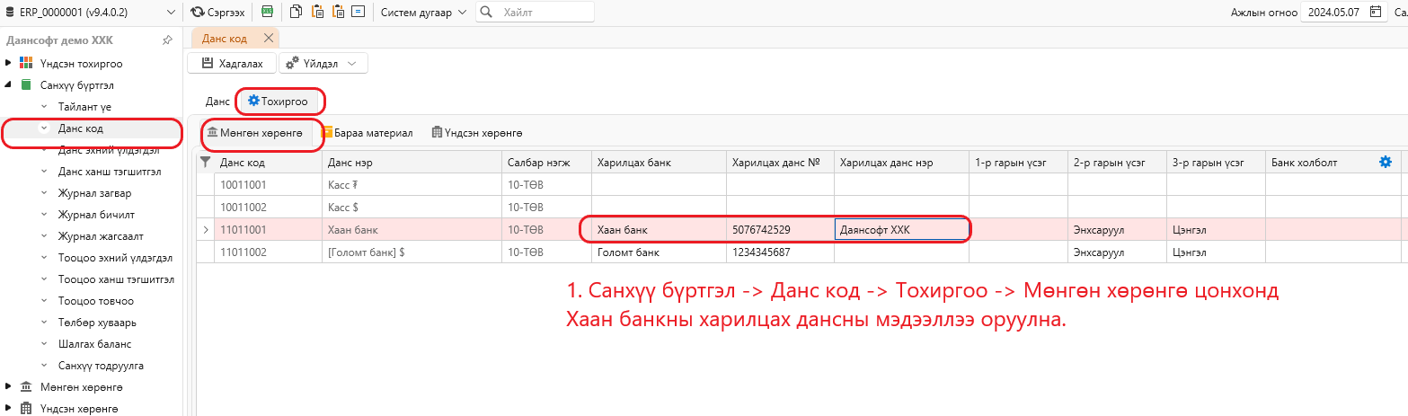 AccountBankAccountConfiguration