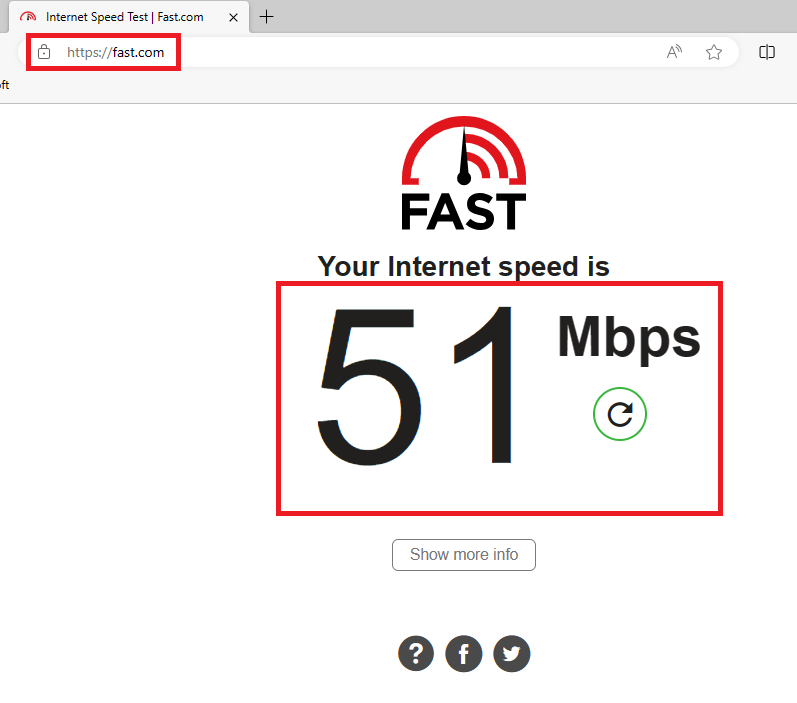 FastComSpeedTest